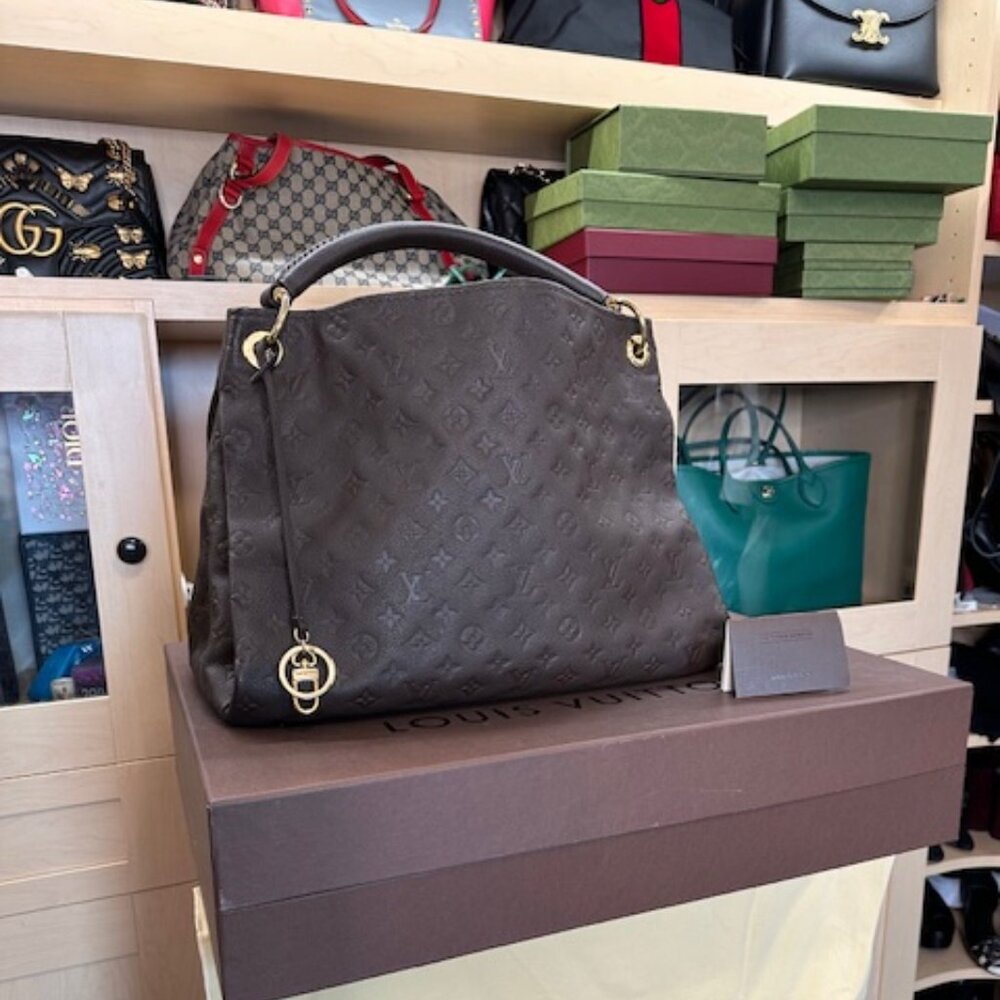 Louis Vuitton LV Dark Brown Monogram Artsy MM - Picture 1 of 8